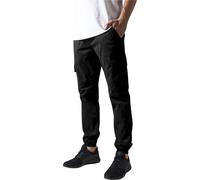 Urban Classics Washed Twill Cargo Pants Noir 32 Homme