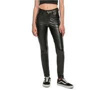 Urban Classics Pantalon en Cuir synthétique pour Femme Taille Moyenne, Noir, 27