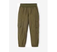 Pantalon utilitaire déperlant garçon kaki 14A