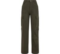 Pantalon utilitaire en sergÃ© extensible femme Urban Classics Noir 32
