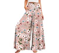 Pantalon Velours Bleu Femme Pantalons Léger Habillée sans Combipantalon Softshell VTT Ciel Patchwork Haut Polyester Complet Crepe Chevilles Dessus Boutons L Hot L30