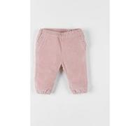 Pantalon velours côtelé, rose moyen 9M
