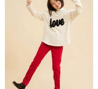 Pantalon Velours Slim Fit Stretch Morgan Rouge 13/14A