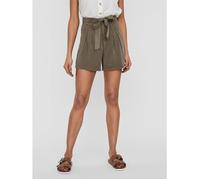 Pantalon - Vero Moda - Mia Hr Loose Summer - Taille haute - Marron - 100% Lyocell XL