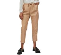 Pantalon Vila Vinille Similicuir pour Femme Camel 34