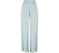 Pantalon villégiature en viscose femme Urban Classics Bleu 4XL
