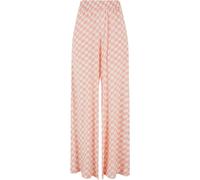 Pantalon villégiature en viscose femme Urban Classics Rose 5XL