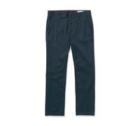 Volcom - Pantalon chino - Frickin Modern Stret Dark Navy pour Homme en Coton - Taille 32 Navy 32