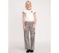 Pantalon Volcom Stoned Bf Lowrise Animal Print Femme Noir 2026 taille 31