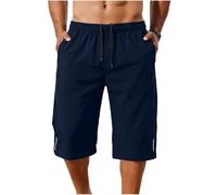 Pantalon VTT Homme Pantalon Survetement Homme Poches sans Fermeture éclair Taille élastiquée avec Cordon De Serrage Pantalons Randonnée Et Douces La Peau Elles Conviennent Aux Sports De Plein Air