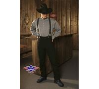 Pantalon Western Dillon Stars&Stripes noir