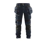 Pantalon X1900 artisan stretch 2D Marine/Noir T 58 Jambes Courtes 199011418999 Blaklader 48