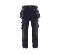 Pantalon X1900 artisan stretch 4D Blåkläder 1998 Marine foncé/Noir Blaklader - 199816448699C 52