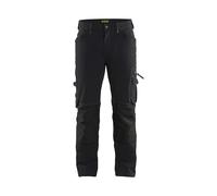 Pantalon X1900 artisan stretch 4D sans poches flottantes 1989 Noir Blaklader - 198916449900C 50