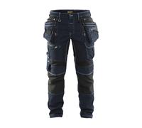 Pantalon X1900 Blaklader artisan stretch bleu marine et noir - 199011418999C 38