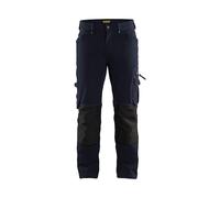 Pantalon X1900 artisan stretch 4D sans poches flottantes Blåkläder 1989 Marine foncé/Noir Blaklader - 198916448699C