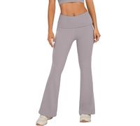 Pantalon Yoga Femme Jogging Noir Fluide Été Bootcut De avec Poches Patte D'elephant pour Pilates Sport Fitness Loisirs Travailler Vetement Bas Doux Et Confortable Taille Haute Tailles Grey-b XL