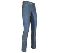 Pantaloni equitazione bimba Jodhpur Miss Blink traspiranti e rinforzi similpelle