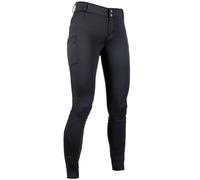 HKM Pantalon d'équitation d'hiver Ruby pour fille et adolescente avec silicone