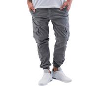 Urban Classics Washed Cargo Twill Pants Gris 34 Homme