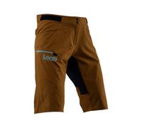 Pantalons Courts VTT Femme LEATT All Mountain 3.0 Marron Peanut