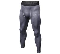 Pantalons de Compression de Running Homme,Collant Sport Homme Vetement de Ski Homme Cuissard Compression Vetement Compression Pantalon Entraineur Cuissard Long Homme Cycliste Collant Blanc Sport