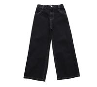 Pantalons de jogging pour enfants garçons et filles, jeans baggy, jeans décontractés à jambes larges, pantalons en jean, vêtements pour enfants, taille 5-14 ans, Noir , 6-7 ans