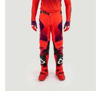 Pantalons De Motocross LEATT Moto 5.5 I.K.S. SunBurn Rouge Noir Respirants