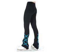 Pantalons De Patinage Artistique Leggings De Patinage À Rayures Colorées Pantalons D'entraînement De Patinage Artistique Dames Pantalon De Patinage Artistique,01,S