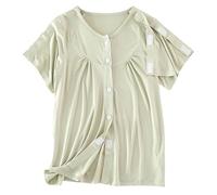 Pantalons de rééducation pour adultes, Déchirez les tailles multiples multicolores multicolores de récupération de chirurgie de courrier d'habillement patient(Women Green,L)