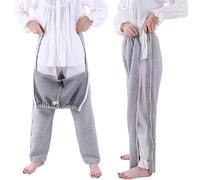 Pantalons de rééducation pour adultes, Pantalon patient à fermeture éclair for incontinence et cathéter tailles ML XL L(XL)