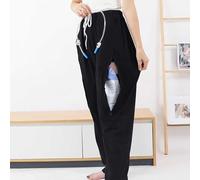 Pantalons de Soins Aux Patients, Pantalons Zipper Patient, Pantalon Adulte Post-Opératoire en Coton Patients Incontinence pour Femmes Et Hommes, Pantalon de Récupération Post-chirurgicale