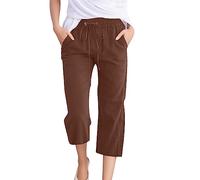 Pantalons de Sport Femme Fluide Ample Cordon Elastique Straight Leg Pants Pantalon Fluide Oversized Coupe Ajustée Pantalon de Loisirs Ample Survetement Pantalons per Fitness Sport #1