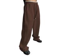 Pantalons De Sport Homme Droit, Pantalon Homme Taille Elastique Chic Décontracté Couleur Unie Coupe Ample Classiques Streetwear Confortable Polyvalent De Tous Les Jours Sortir Palazzo Pants