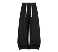 Pantalons De Sport Homme Droit, Pantalon Large Homme Taille Élastique Décontracté Coupe Ample Couleur Unie Confortable Coton Pants Chic Doux Simple Polyvalent Sortir Streetwear pour Jogging