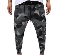Pantalons de Sport Homme Imprimé Camouflage Jogging Hommes Pantalon Jogging Training Jogginghose Activewear Long Sweatpants Loose Fit Décontracté Pantalon de Survêtement Outdoor Léger Pantalon Pants