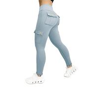 Pantalons de Sport pour Femmes Push Up,Legging de Sport Femme avec Poche,Pantalons de Yoga et Pilates,Taille Haute Femmes Mode Faire des Exercices Leggings,Pantalon de Pilates,Fitness