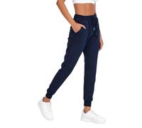 Pantalons de survêtement COMEOR pour femmes : pantalons de sport longs en coton, pantalons d'entraînement, pantalons décontractés pour femmes à coupe classique pour le fitness, le yoga, les loisirs