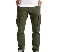 Pantalons de Travail Cargo Homme Grande Taille Pantalon Taille Elastique Décontractée Sarouel Pants Mode Drawstring Long Pantpantalon Jogging Survetement avec Poche Training Sportswear Randonnée