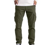Pantalons de Travail Cargo Homme Grande Taille Pantalon Taille Elastique Décontractée Sarouel Pants Mode Drawstring Long Pantpantalon Jogging Survetement avec Poche Training Sportswear Randonnée