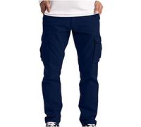 Pantalons de Travail Cargo Homme Grande Taille Pantalon Taille Elastique Décontractée Sarouel Pants Mode Drawstring Long Pantpantalon Jogging Survetement avec Poche Training Sportswear Randonnée