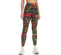 Pantalons de Yoga Taille Haute pour Femmes, Leggings de Sport, Mois de l'histoire des Noirs