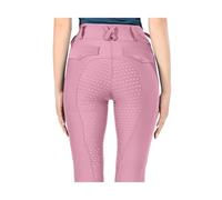 Pantalons d'équitation for Femmes, Culottes, Fond intégral, Leggings de compétition en Silicone, Collants Sport pour Femmes Hommes(Pink,S)