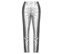 Pantalons droit femmes Only ONLEMILY Argenté EU S / 32