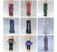 Pantalons en jean décontractés pour poupée Bratz, Monsterse High, poupée de 30 cm, poupée tendance, poupée lycéenne BLANC