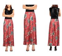 Pantalons En Soie Imprimé Floral MONCLER Sur Mesure Décontractés XS