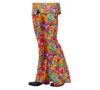 Pantalons Évasés Arc-En-Ciel Pour Hommes Disco Années 60 70 Costume Fantaisie