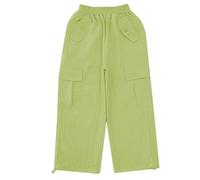Pantalons Fille Jean Enfant Pantalon Chantier Survetement 14 Ans 12 Vetement Legging Cargo Tee Shirt Denim Tears Danse Hip Hop Blanc Patte D'elephant 8 5