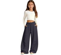 Pantalons Fille, Leggings Unis pour Filles, Coupe cintrée, Style décontracté, Parfaits pour Tous Les Jours. Bas Doux, Extensibles et Confortables.