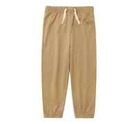 Pantalons Garçon Confortables Légers Souples Respirants Printemps Été Extérieur Sport Détente École (Khaki, 2-3 Years)